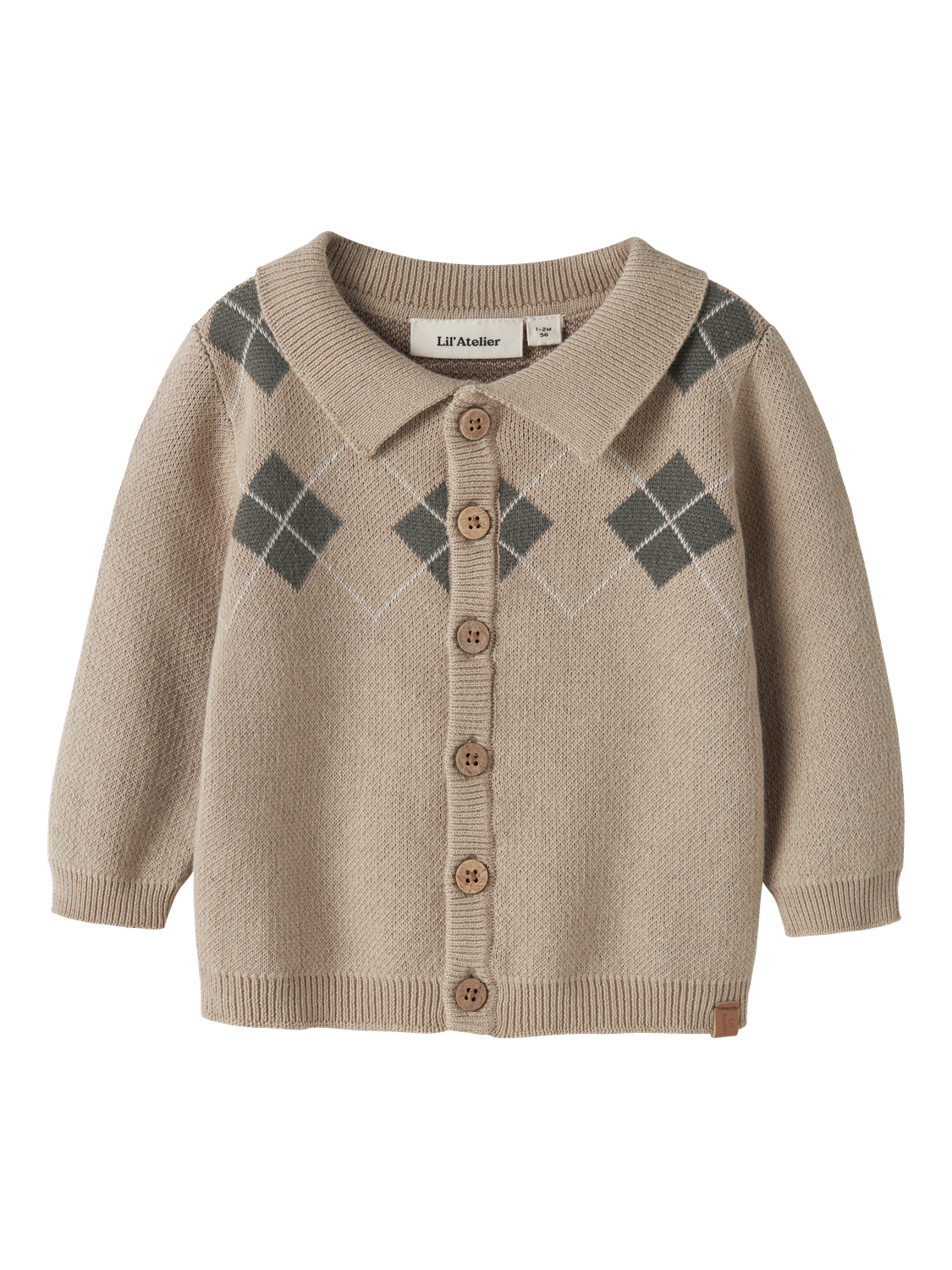 Cardigan-Lil' atelier baby-NBMRONAN LS KNIT POLO CARD LIL