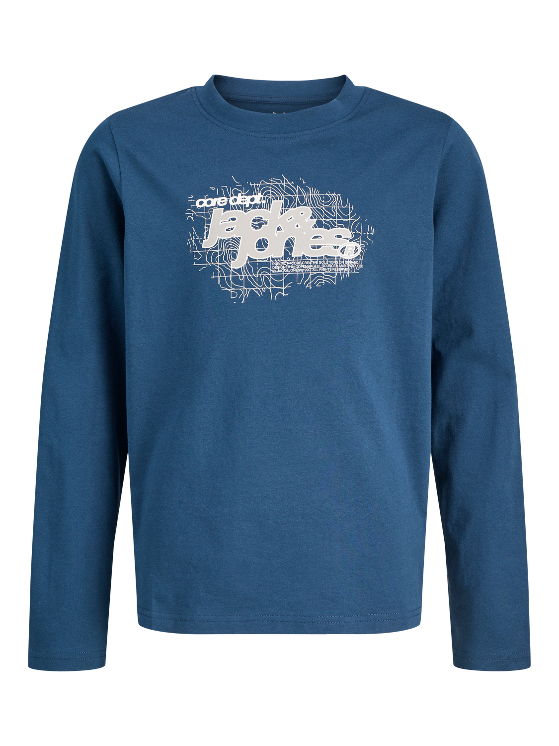 T-shirts Jack&jones junior Jcogrid branding tee ls crew neck jnr