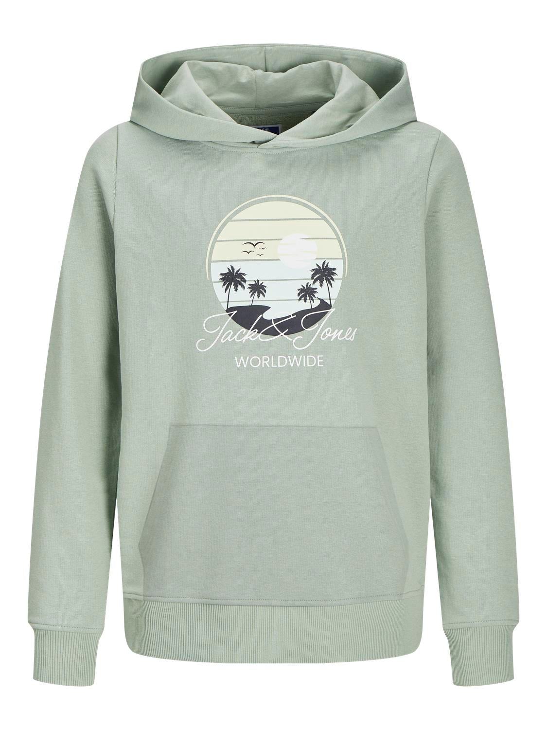 Sweat-shirt Jack&jones junior Jjpalm sweat hood jnr
