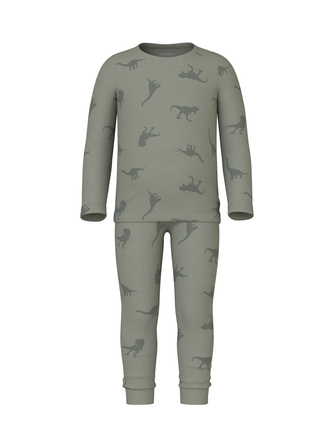 Ensembles pyjama Name it mini Nmmnightset agave green dino rib noos