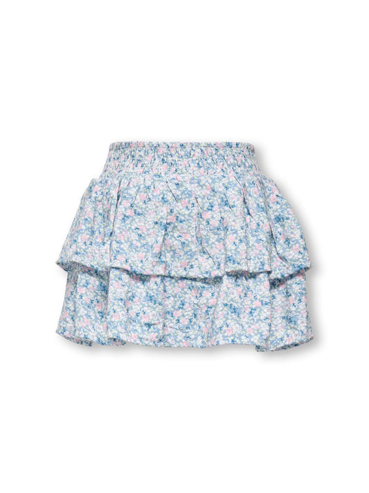 Jupe mini Kids mini girl Kmgbelle life layered smock skort wvn