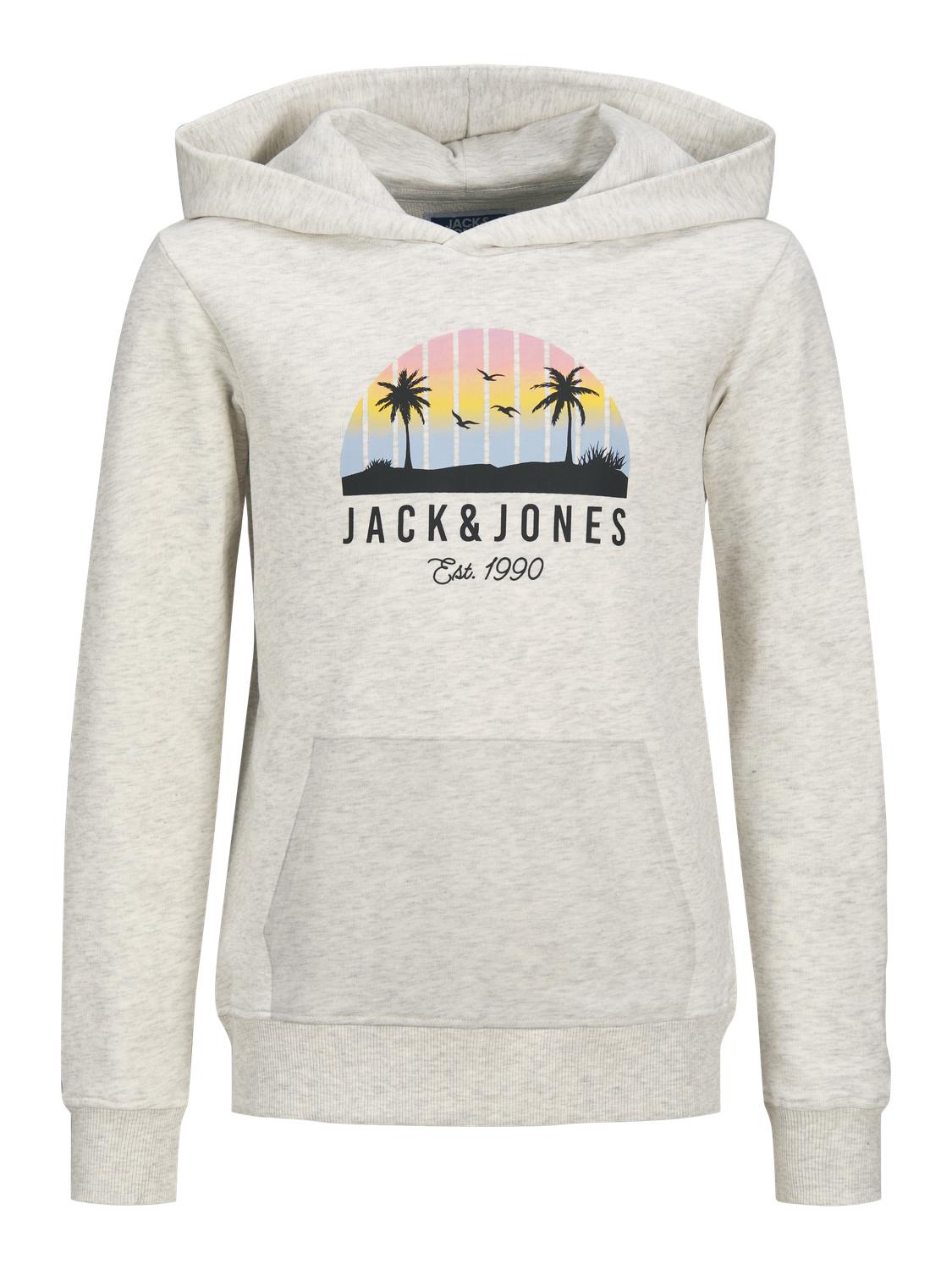 Sweat-shirt Jack&jones junior Jjpalm sweat hood jnr