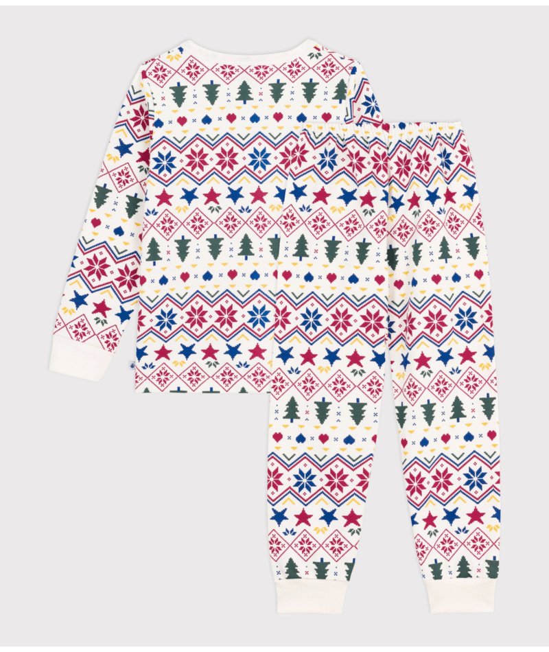 Pyjama mixte hiver en molleton PETIT BATEAU Noël