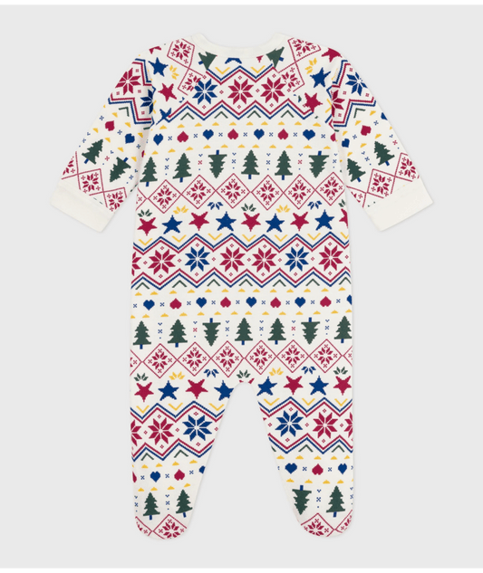 Dors-bien mixte en molleton PETIT BATEAU Noël