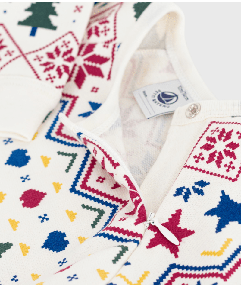 Dors-bien mixte en molleton PETIT BATEAU Noël