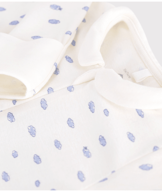 Pyjama bébé petits nuages PETIT BATEAU A0F2P