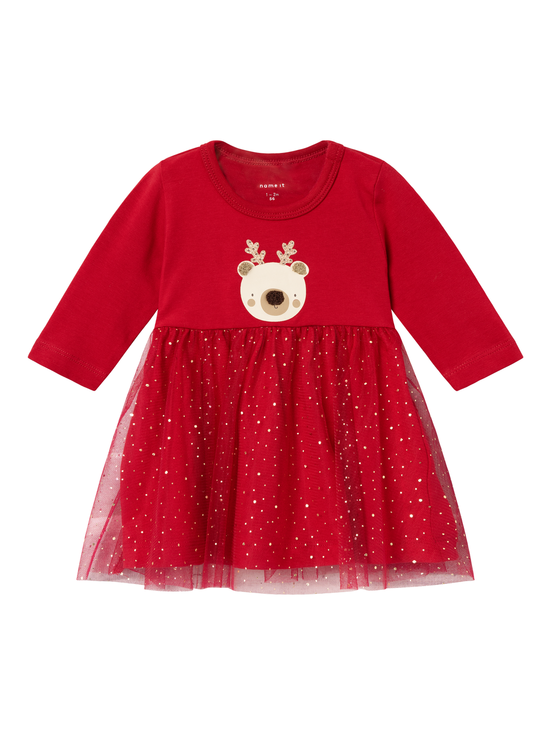 Robe courte Name it baby Nbfricho ls dress
