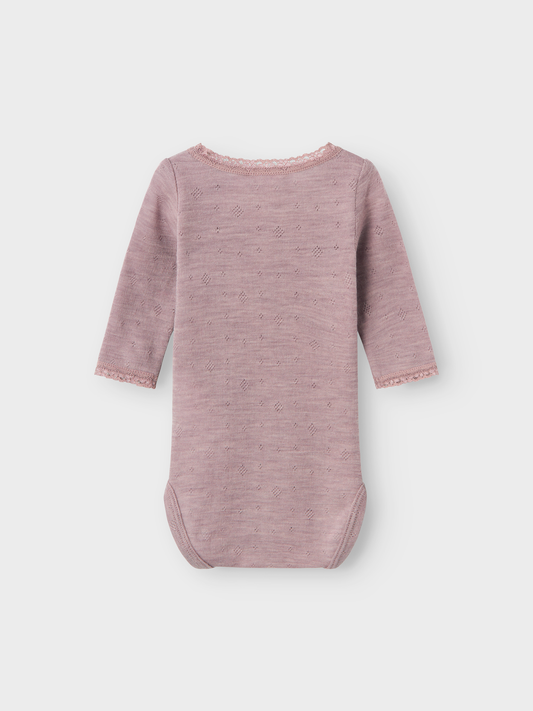 Bodies Name it baby Nbfwang wool needle ls body solid noos