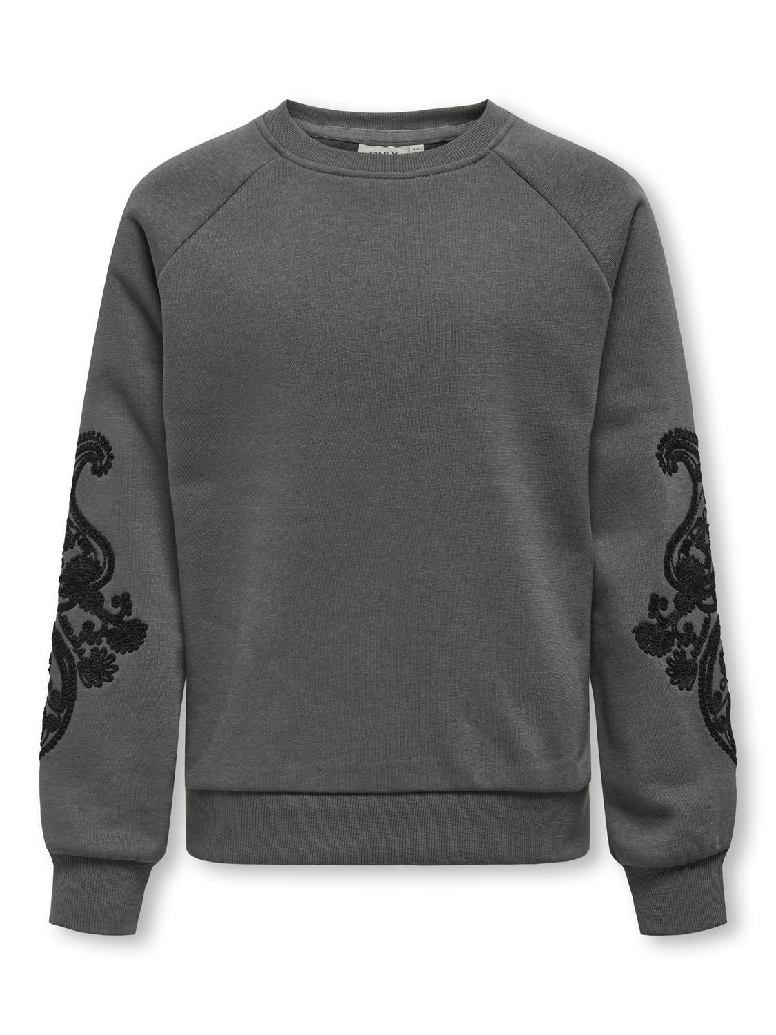 Sweat-shirt Kids only girl Kogeaston life l/s embroidery swt