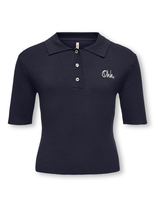 Polo en maille Kids only girl Kognatascha ss polo shirt knt