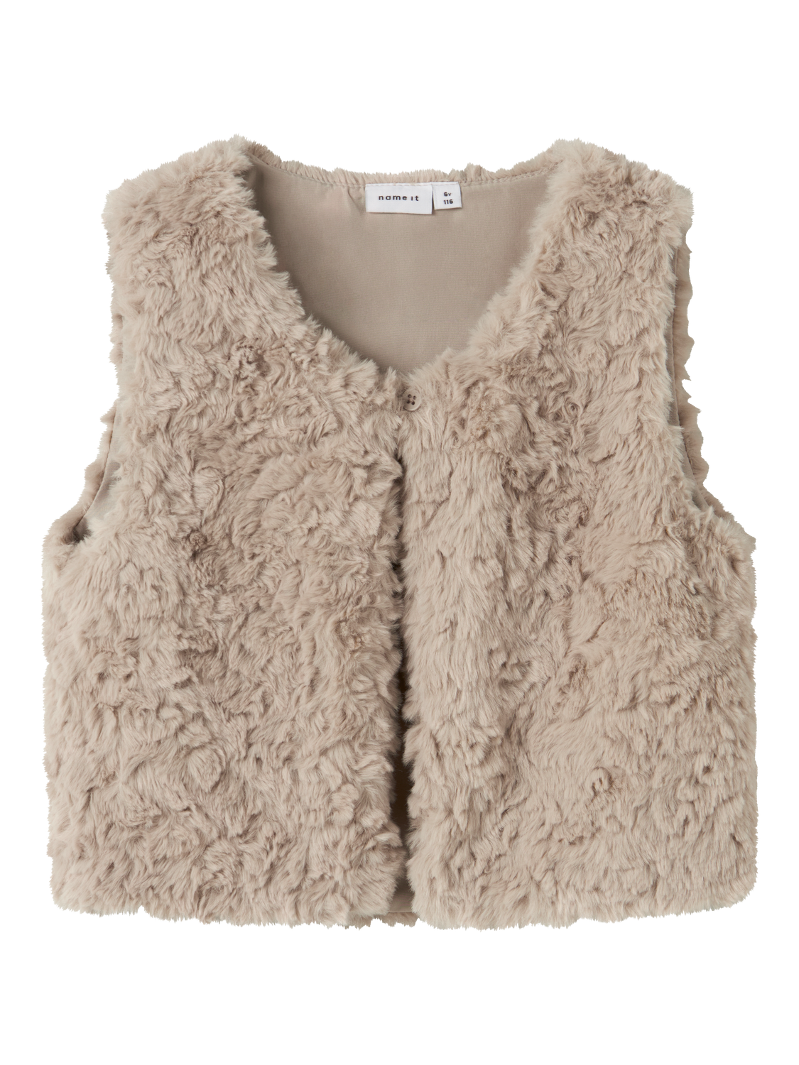 Gilets anti-froid Name it mini Nmfnano fake fur vest