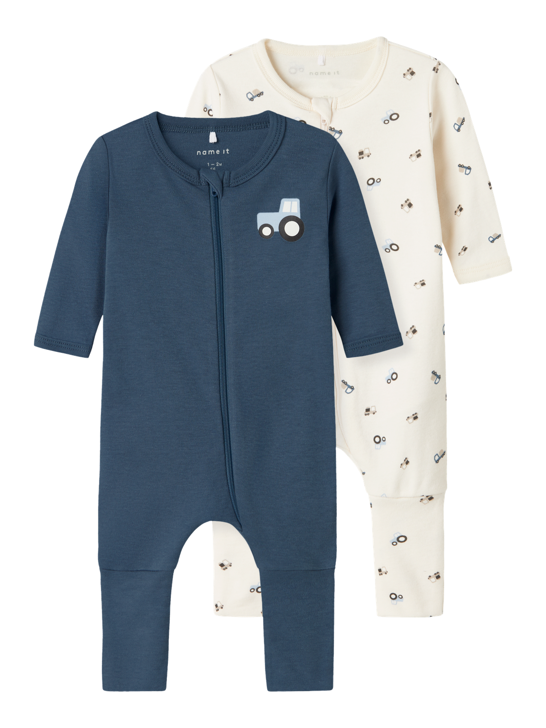 Pyjamas Name it baby Nbmnightsuit 2p zip ff jet tractor noos