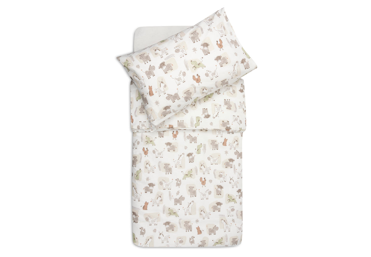 Housse de Couette et Taie 100x140cm Jollein - Barn Buddies