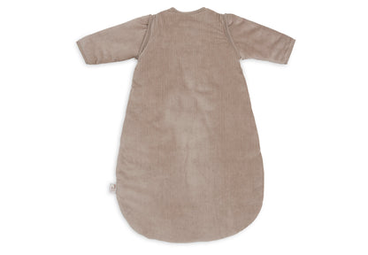 Gigoteuse avec Manches Amovibles Ronde Rib Jollein - Milky Coffee - détail