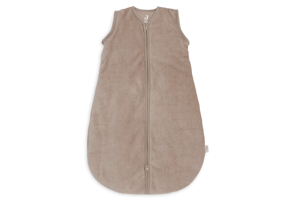 Gigoteuse avec Manches Amovibles Ronde Rib Jollein - Milky Coffee - détail