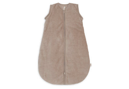 Gigoteuse avec Manches Amovibles Ronde Rib Jollein - Milky Coffee - détail