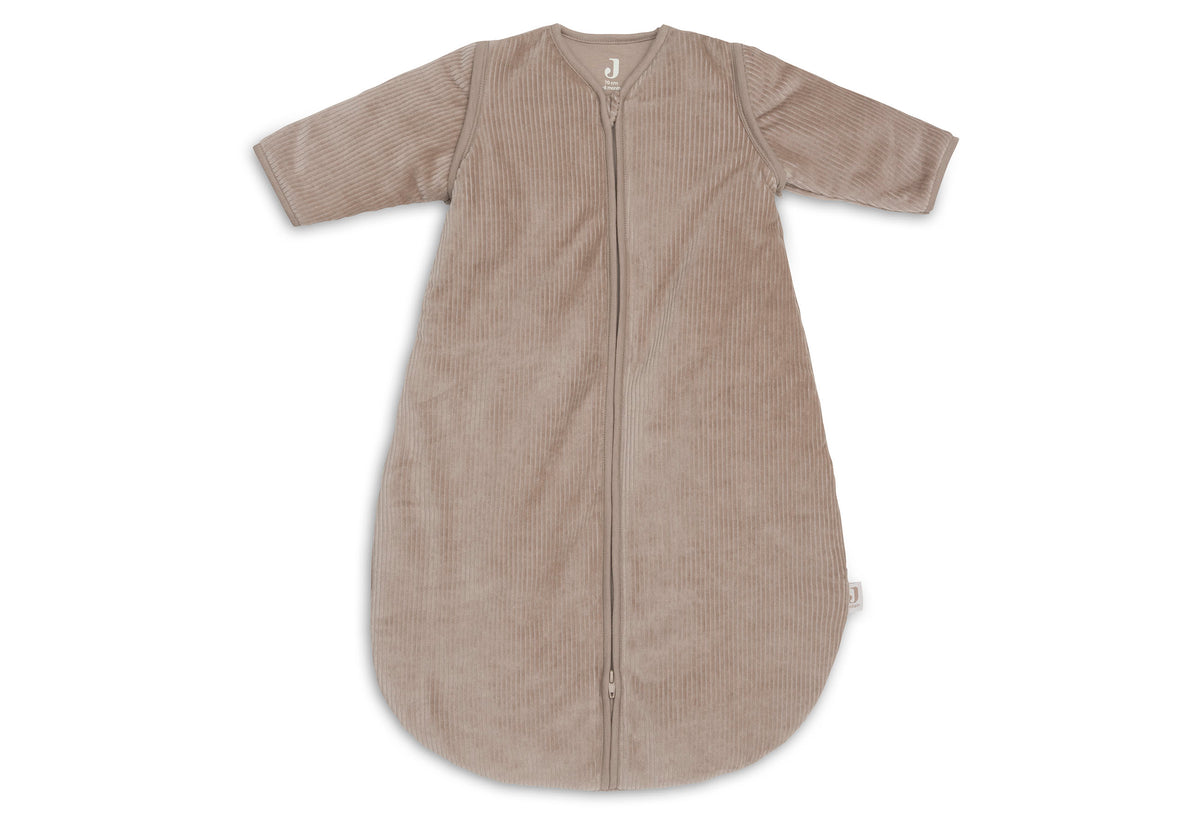 Gigoteuse avec Manches Amovibles Ronde Rib Jollein - Milky Coffee - 110 cm