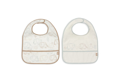 Bavoir imperméable Elephant Tales (2pack)