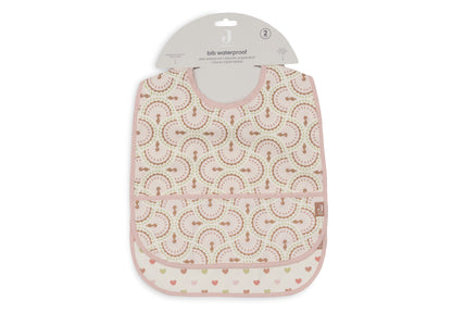 Bavoir Imperméable Jollein - Soft Plumes - 2 Unités - détail