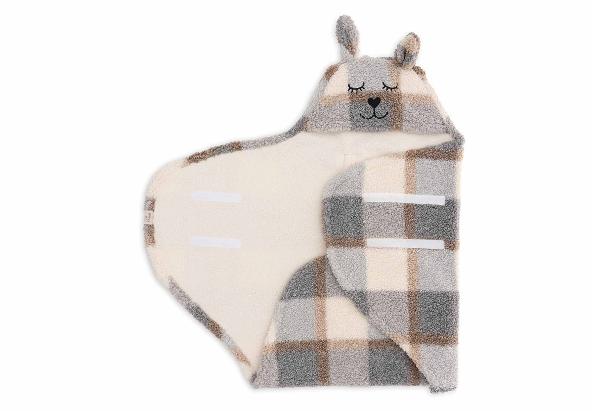Couverture Portefeuille Bunny Check Jollein - Boucle