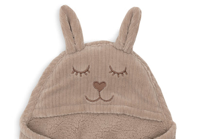 Couverture portefeuille Bunny Cloudy Rib Milky Coffee