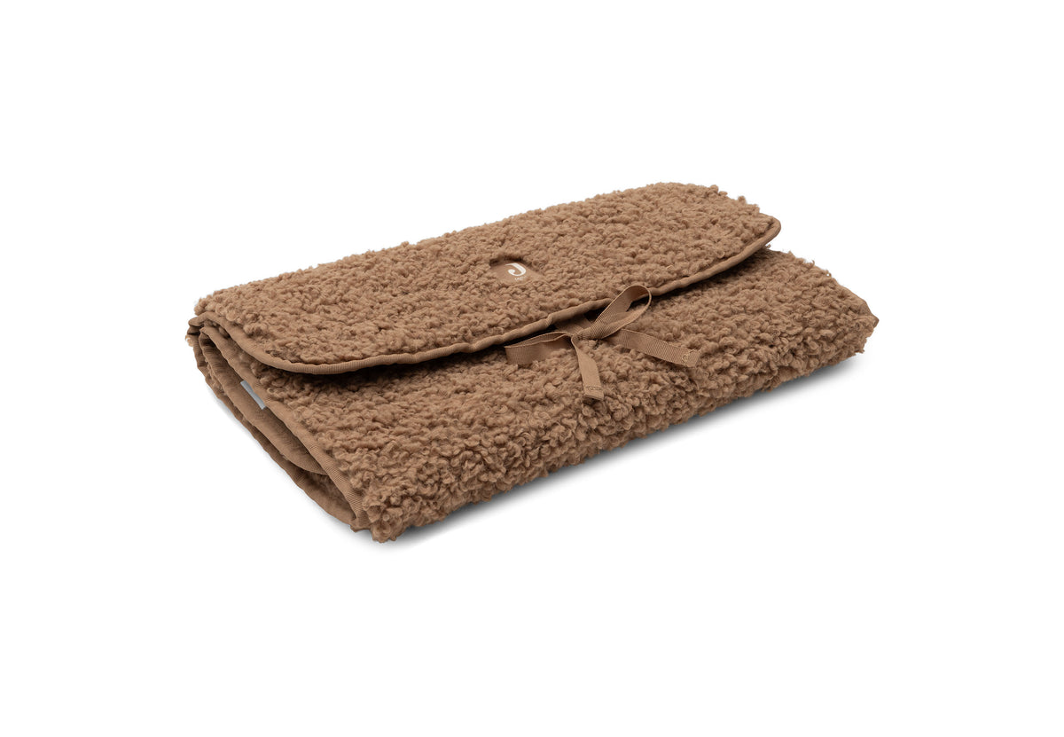 Tapis à langer nomade Curlé Jollein - Dark Hazel - détail