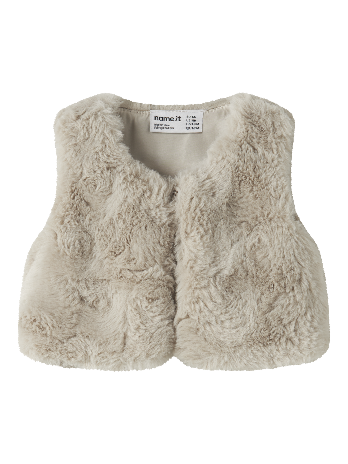 Gilet en fausse fourrure bébé fille Name It Baby - Nanis