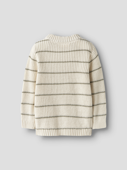 Haut en tricot Lil' atelier mini Nmmemlen ls knit stripes lil