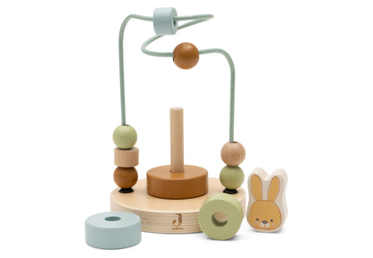 Boulier Spirale/Empilable en Bois Jollein - Bunny Luz - détail