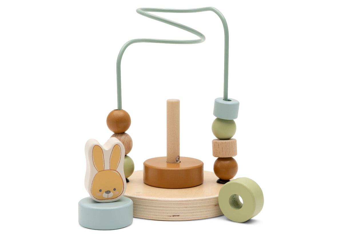 Boulier Spirale/Empilable en Bois Jollein - Bunny Luz - détail