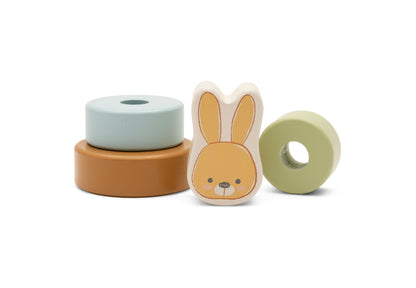 Boulier Spirale/Empilable en Bois Jollein - Bunny Luz - détail