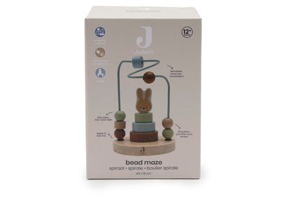 Boulier Spirale/Empilable en Bois Jollein - Bunny Luz - détail