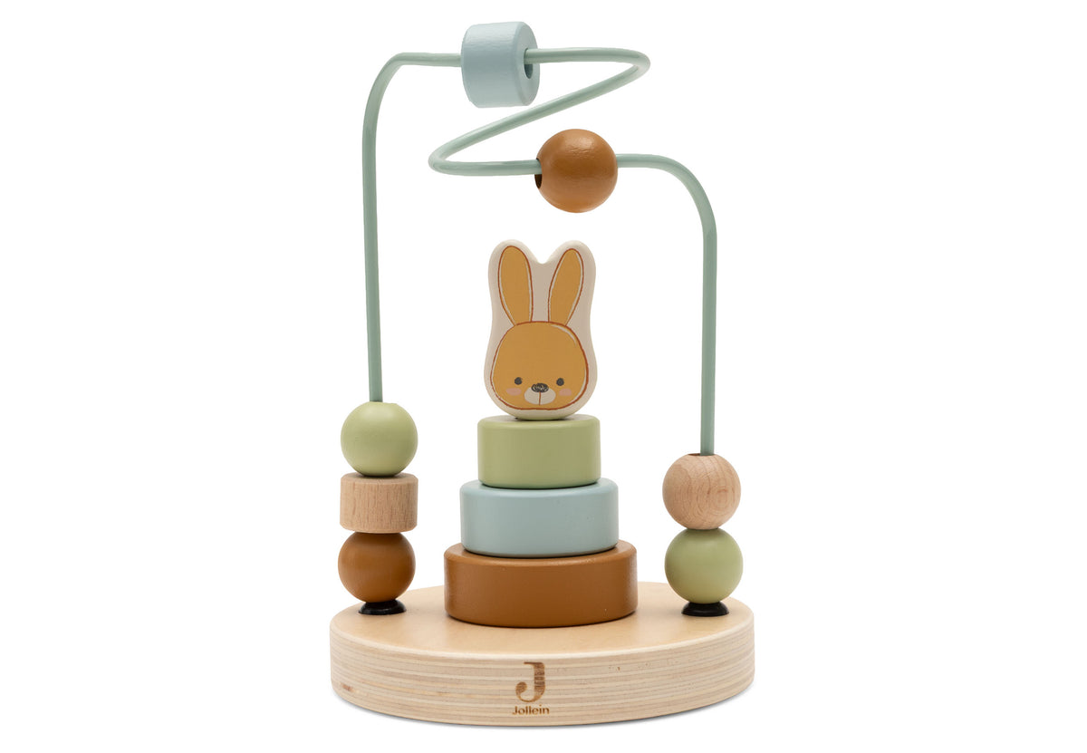 Boulier Spirale/Empilable en Bois Jollein - Bunny Luz