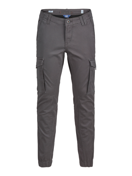 Pantalons cargo Jack&jones junior Jpstpaul jjflake 542 asphalt noos jnr