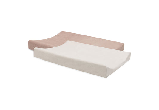 Housse matelas à langer Éponge 50x70cm Wild Rose/Ivory (2p)