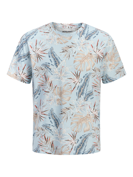 T-shirts Jack&jones junior Jjhonolulu aop tee ss crew neck jnr