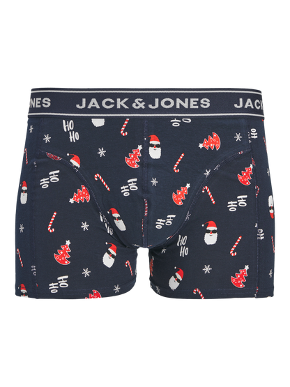 Coffret cadeau boxers de Noël garçon Jack & Jones Junior - Santa Trees