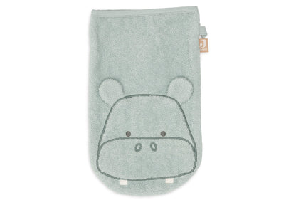 Gant de toilette Éponge Jollein - Hippo Happy