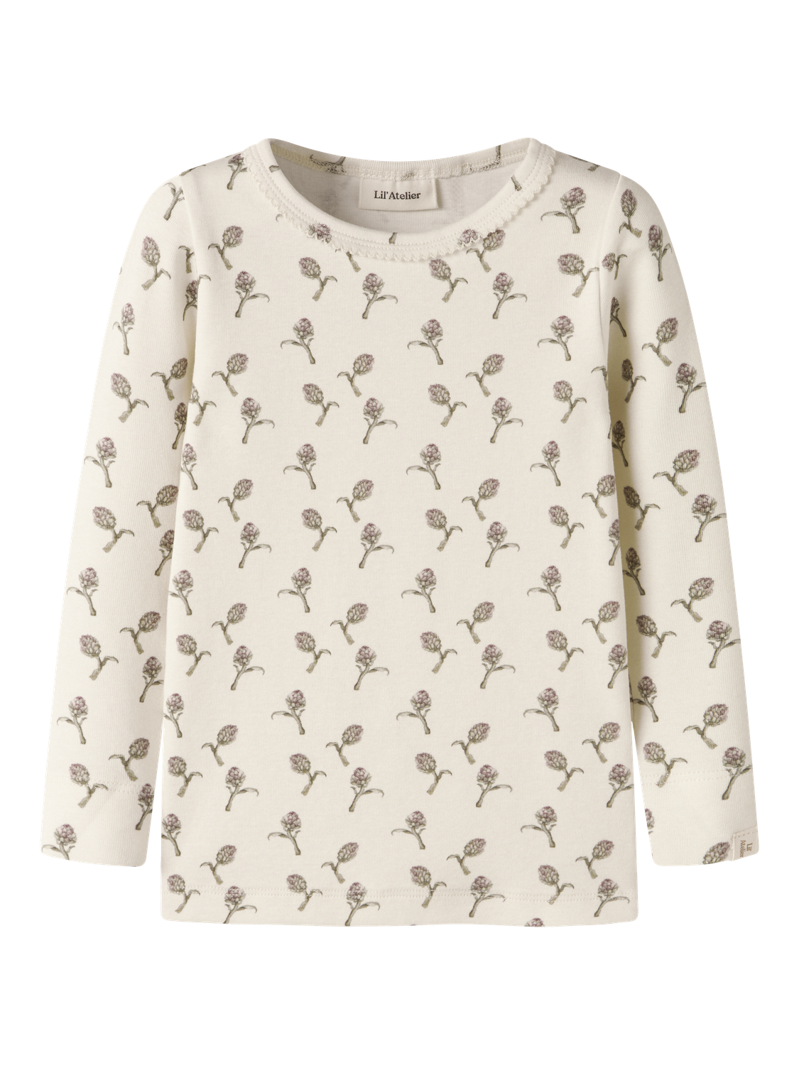 T-shirts-Lil' atelier mini-NMFGAYO SIG LS SLIM TOP LIL