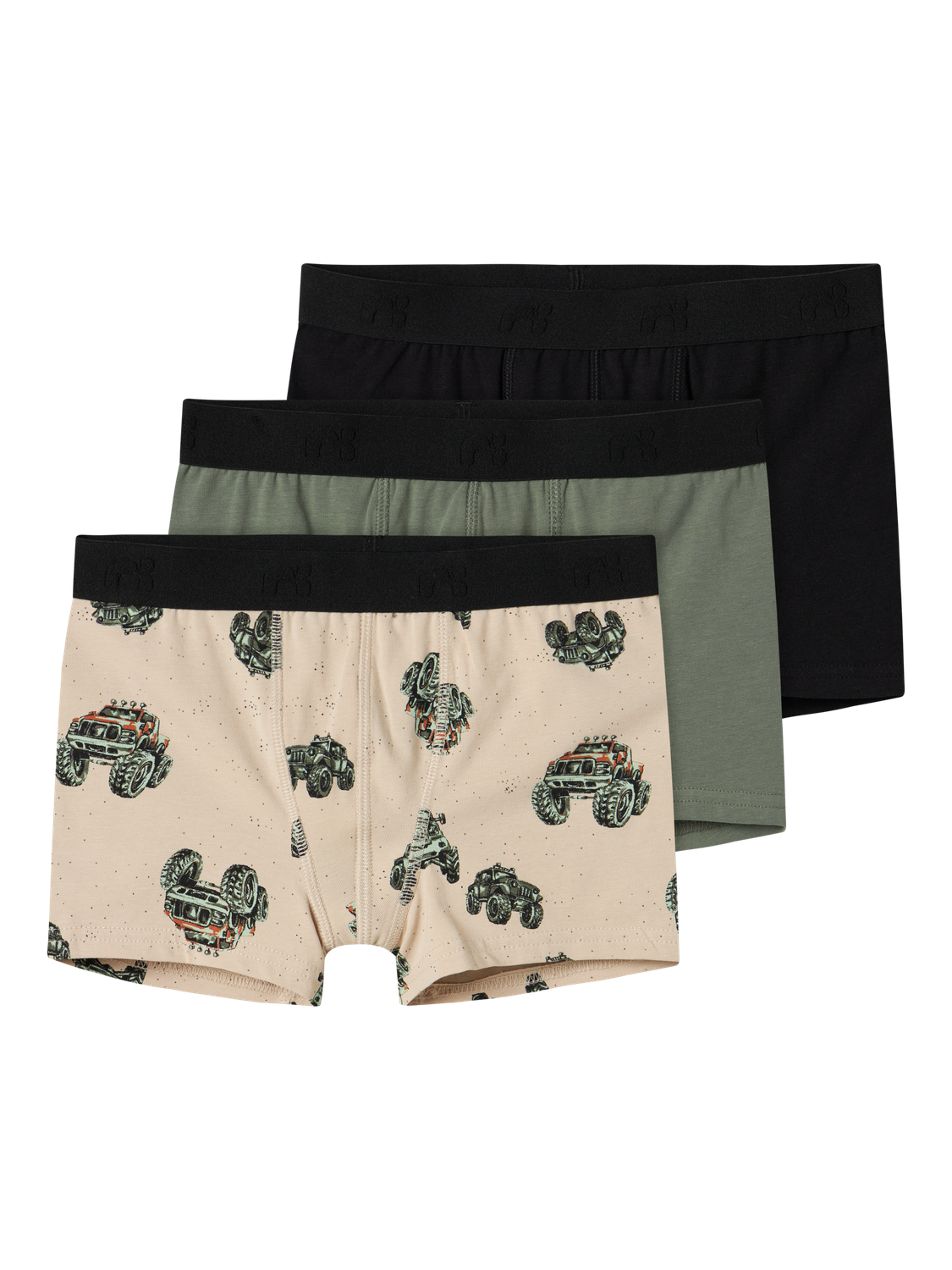 Maillots Name it kids Nkmboxer 3p peyote monster truck noos