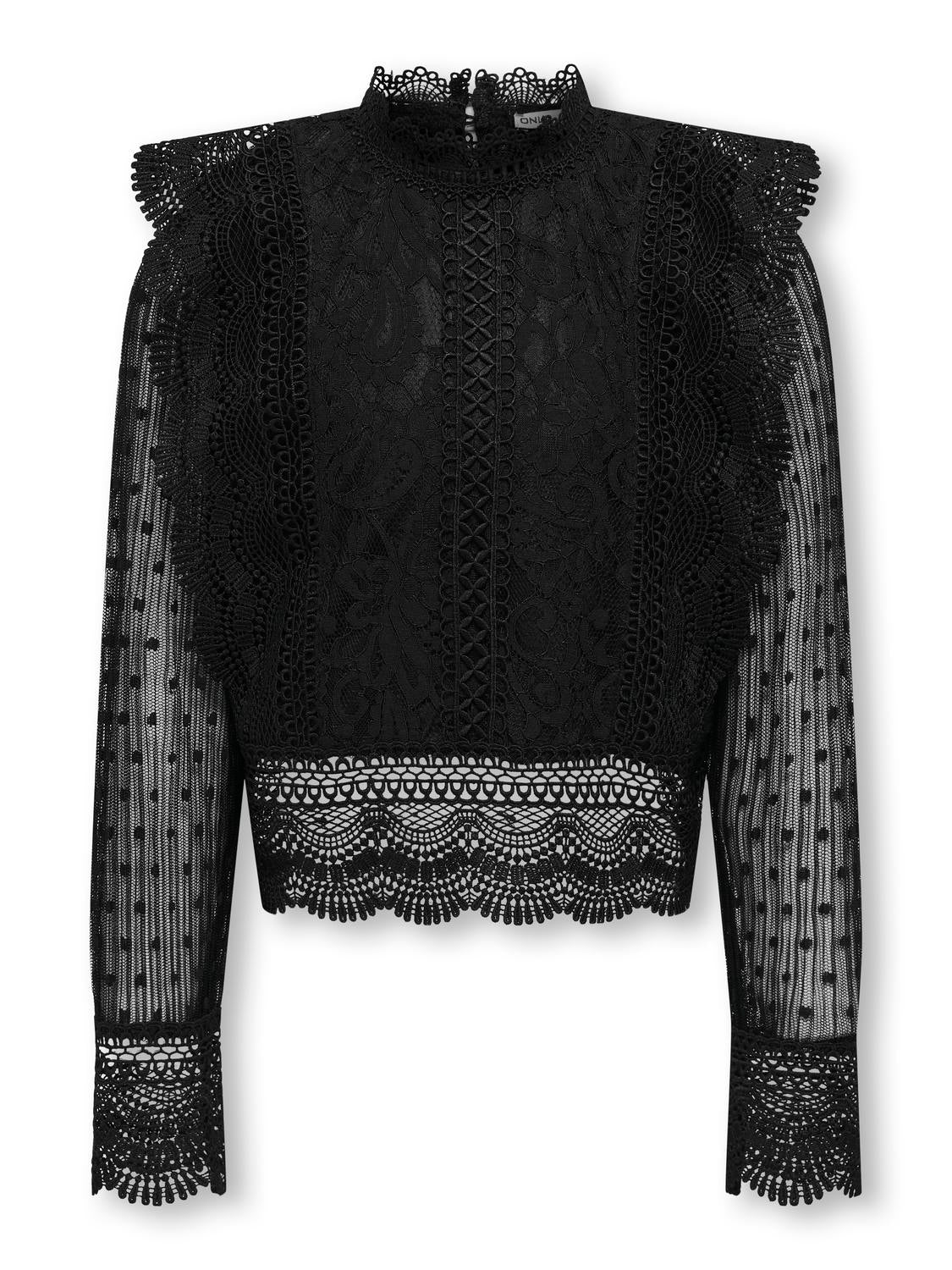 Tops Kids only girl Kogeliana ls lace top wvn