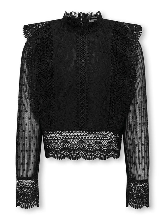 Tops Kids only girl Kogeliana ls lace top wvn