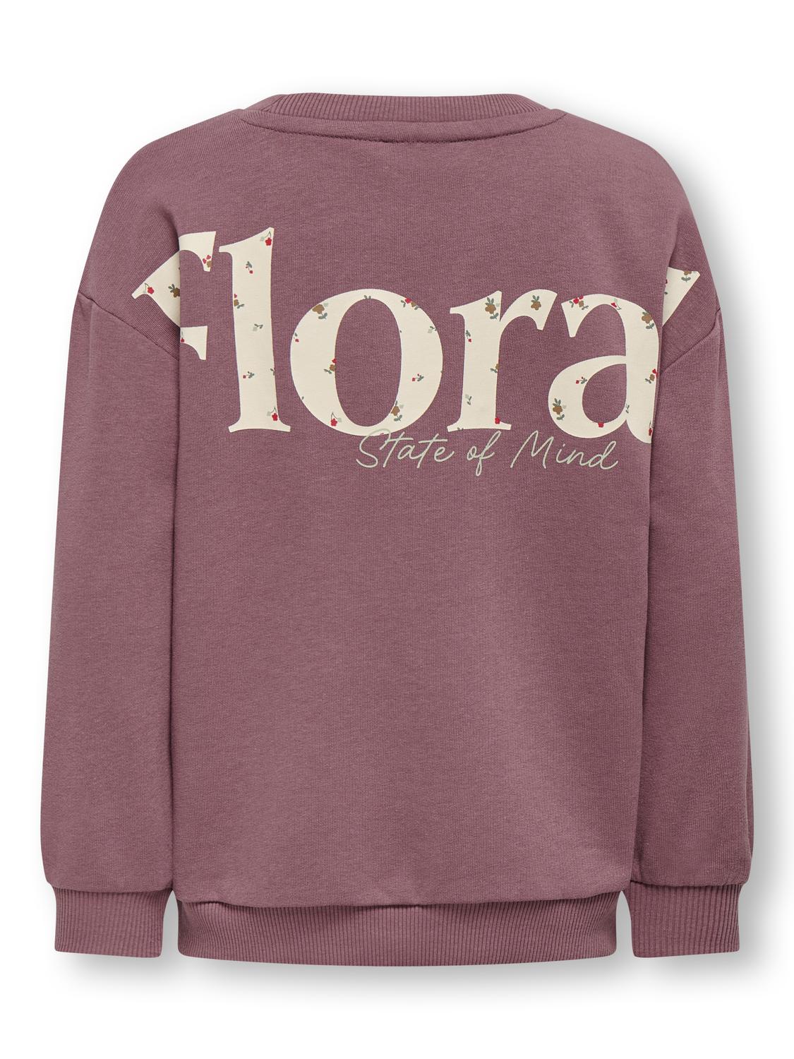 Sweat-shirt Kids mini girl Kmggeorgia life ls print ub swt noos