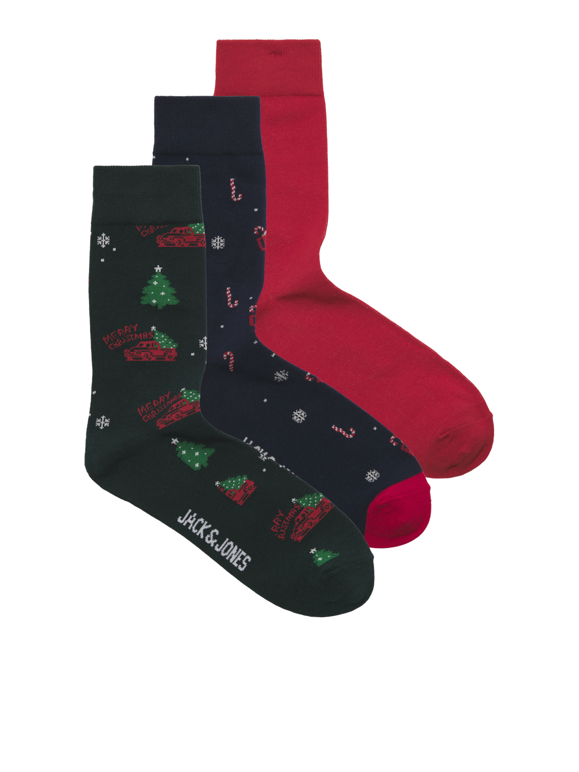 Chaussettes-Jack&jones junior-JACXMAS STOCK SOCKS 3 PACK JNR