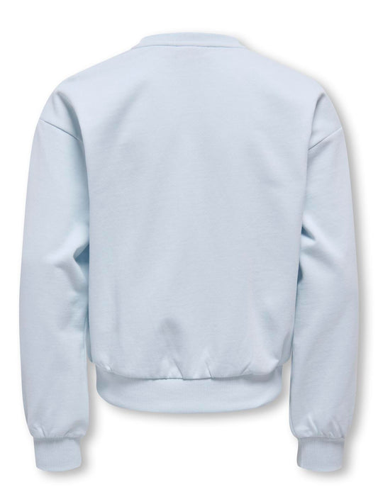 Sweat-shirt col rond imprimé fille Kids Only Girl - Naomie