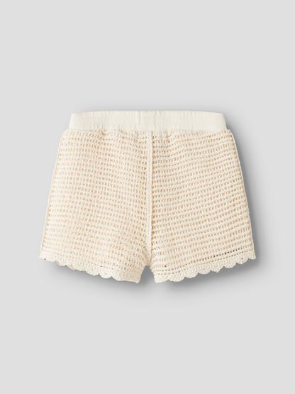 Short fille Lil' Atelier - Flora Lait de coco