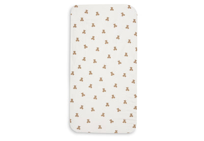Drap-housse Jersey 60x120cm Jollein - Mini Teddy Bear - détail