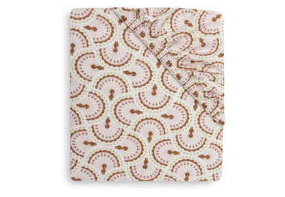 Drap-housse Jersey 60x120cm Jollein - Soft Plumes