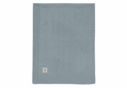 Couverture Berceau 75x100cm Cosy Knit - Sea Green