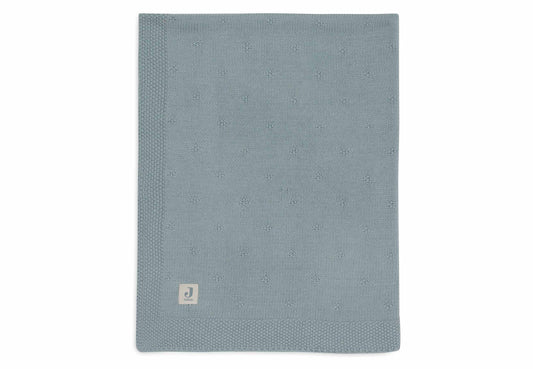 Couverture Berceau 75x100cm Cosy Knit - Sea Green